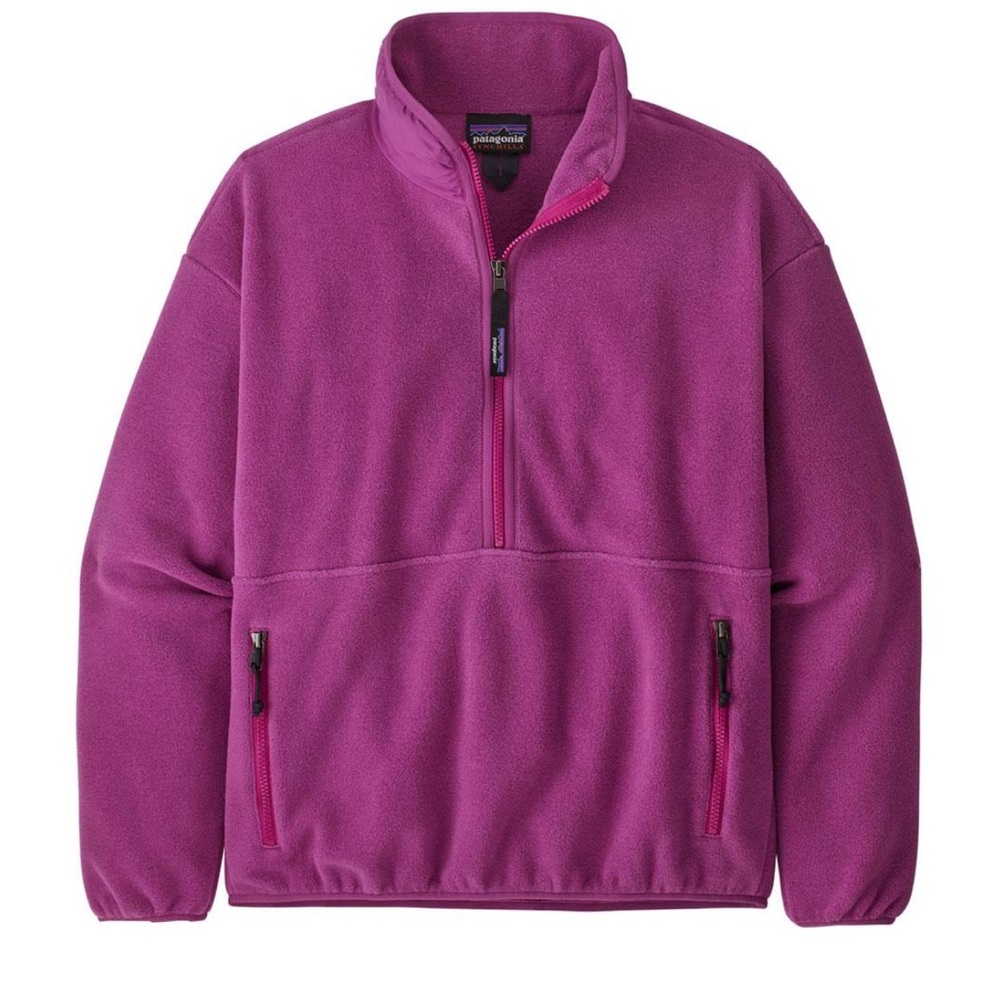 PATAGONIA SYNCHILLA MARSUPIAL FLEECE PULLOVER WOMEN'S AMARANTH PINK XS